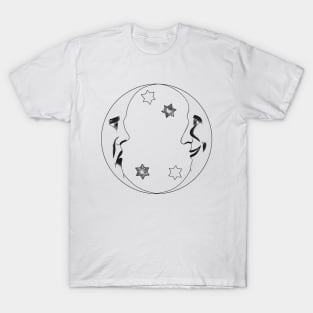 Moon Double Face T-Shirt